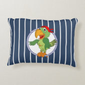 海賊航海ののオウム アクセントクッション (裏面)