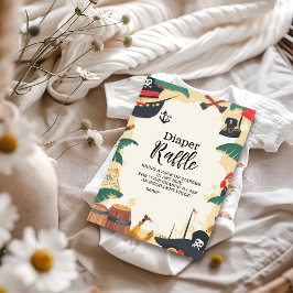 海賊航海のアホイ少年おむつラッフル エンクロージャーカード