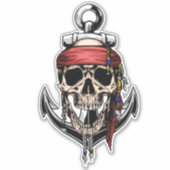 海賊航海のスカル シール (正面)