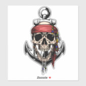 海賊航海のスカル シール (シート)