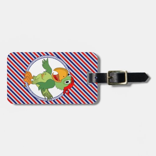 海賊航海のパーソナライズされた病 ラゲッジタグ (正面横)