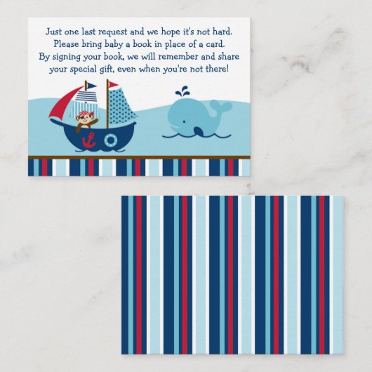 海賊航海のブックのリクエストカード エンクロージャーカード (正面/裏面)