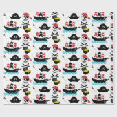 海賊航海の包装紙 ラッピングペーパー (フラット)