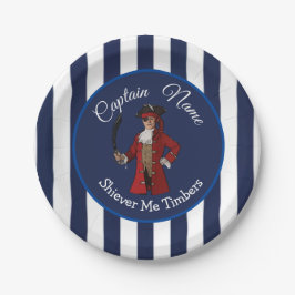 海賊航海の少年 ペーパープレート