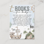 海賊航海の赤ちゃんシャワー予約リクエスト エンクロージャーカード (正面)