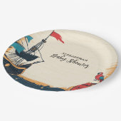 海賊航海の赤ちゃんシャワー ペーパープレート (アングル)