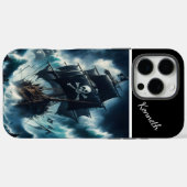 海賊船が嵐と戦う Case-Mate iPhoneケース (裏面 (横))