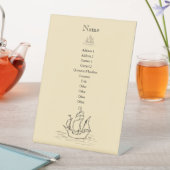 海賊船とのビジネス情報 台座サイン (インサイチュ)