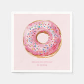 海賊船と動物の子供のパーティー スタンダードカクテルナプキン (正面)