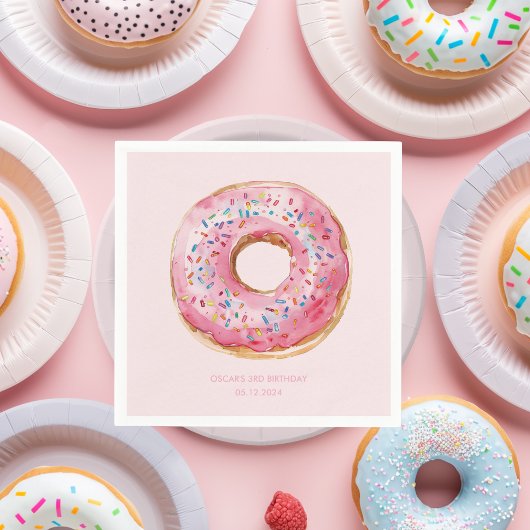 海賊船と動物の子供のパーティー スタンダードカクテルナプキン