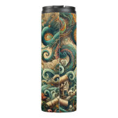 海賊船と海の龍 タンブラー (裏面)