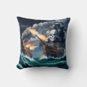 海賊船と船舶の海戦 クッション (正面)