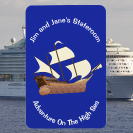 海賊船のステートルームドア マグネット