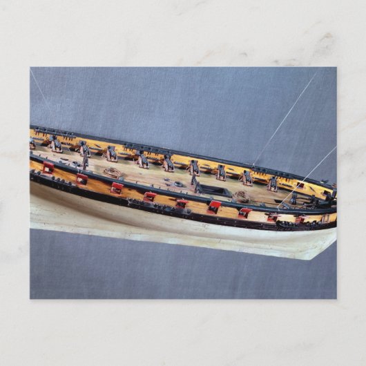 海賊船のモデル， c.1810 ポストカード (正面)