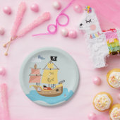 海賊船の使い捨て可能なプレート ペーパープレート (パーティー)