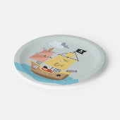 海賊船の使い捨て可能なプレート ペーパープレート (アングル)