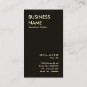 海賊船の刺青 名刺 (裏面)