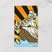 海賊船の刺青 名刺 (正面)