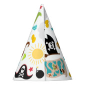 海賊船の宝物の誕生日パーティー パーティーハット (裏面)