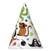 海賊船の宝物の誕生日パーティー パーティーハット (右)