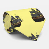海賊船の漫画イラストレーション ネクタイ (ロール)