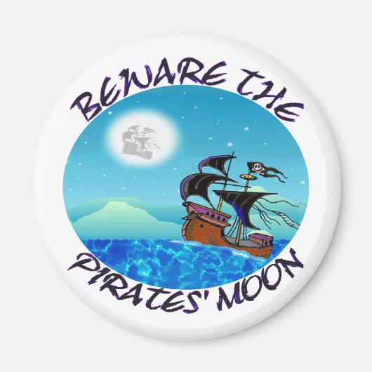 海賊船の贈り物 マグネット (正面)