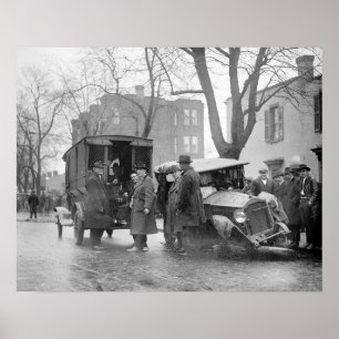 海賊船の難破車, 1922.ヴィンテージ写真 ポスター