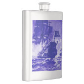 海賊船の青い戦い フラスク (右)