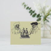 海賊船はがき ポストカード (スタンド正面)