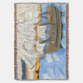 海賊船アットシーブランケット スローブランケット (正面縦)