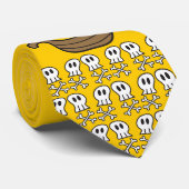海賊船カートゥーンスカル&ボーンハローウィンパーティ ネクタイ (ロール)