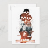 『海賊船シルエット』 ポストカード (正面/裏面)