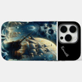 海賊船スカルムーンズシャドウ Case-Mate iPhoneケース (裏面 (横))