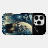 海賊船スカルムーンズシャドウ iPhoneケース (裏面横)