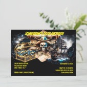 海賊船スカル十字骨の宝箱 招待状 (スタンド正面)