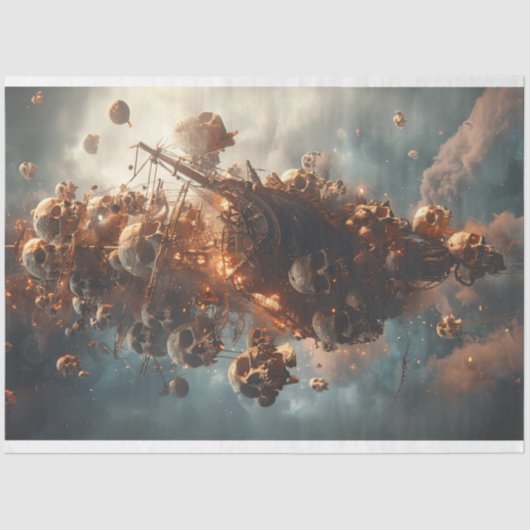 海賊船スカル航空機の分離 薄葉紙 (正面)