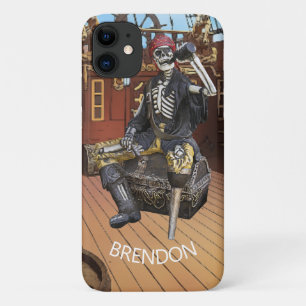 海賊船スケルトン iPhone 11 ケース