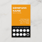 海賊船タトゥークーポンカード ロイヤリティカード (裏面)