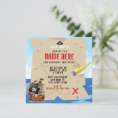 海賊船トレジャー狩りアホイマテイ誕生日 招待状 (スタンド正面)