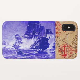 海賊船バトルアンティーク海賊の宝石図 iPhone XS MAXケース