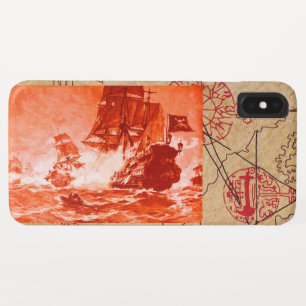 海賊船バトルパイレーツ宝石図レッド iPhone XS MAXケース