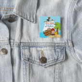 海賊船ボーイ誕生日パーティボタン 缶バッジ (インサイチュ)