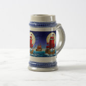 海賊船マグカップ ビールジョッキ (正面右)