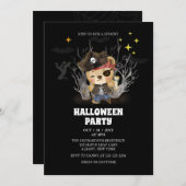 海賊船乗不気味り熊ハローウィンパーティ 招待状 (正面/裏面)