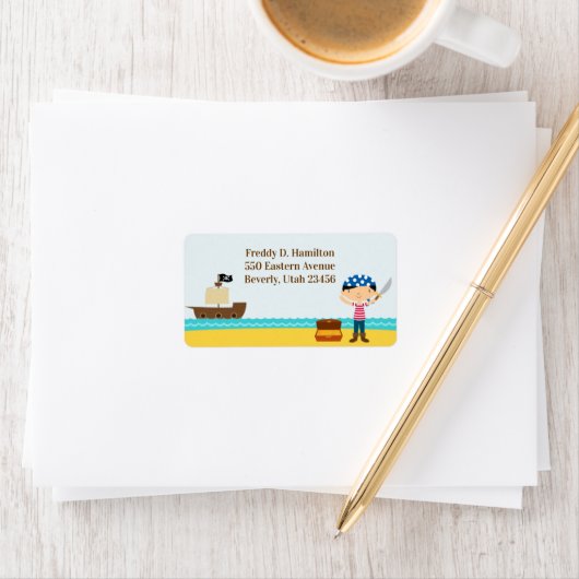 海賊船便住所 シール (インサイチュ)