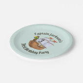 海賊船子供たちの誕生日パーティー ペーパープレート (アングル)