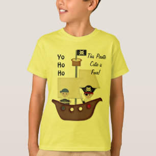 海賊船宝物第4誕生日 Tシャツ