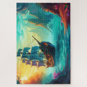 🌅海賊船宝狩り ジグソーパズル (縦)