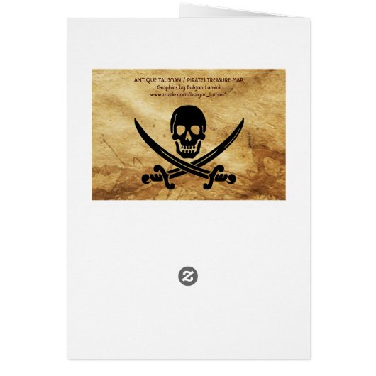 海賊船戦/アンティーク海賊の宝石図 (裏面)