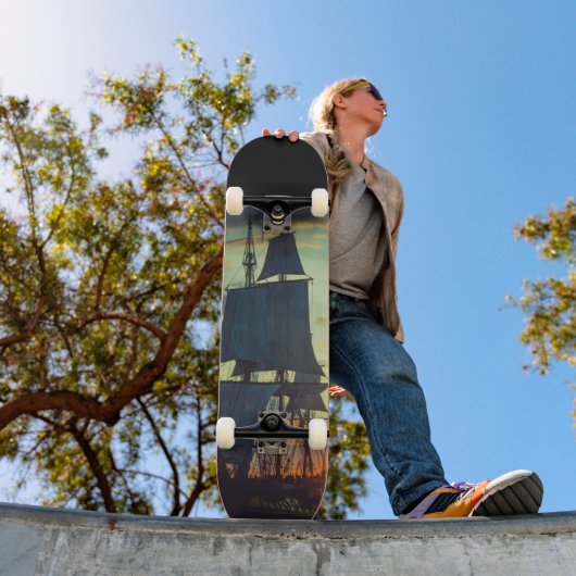 海賊船撮影用スケートボードデッキ スケートボード (室外1)